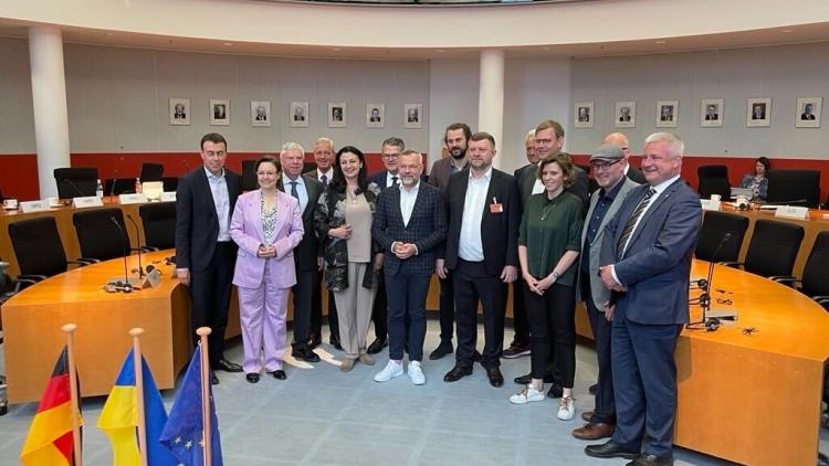 Die Delegation Werchowna Rada als Gäste des Auswärtigen Ausschusses am 12.6.24